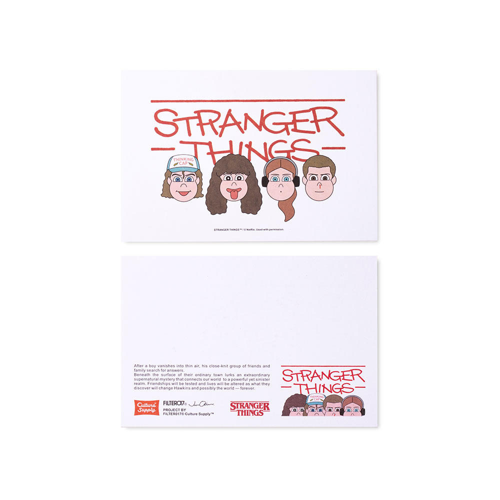ポストカード12枚セット　Stranger Things（ストレンジャー・シングス）×Jun Oson×FILTER017® Culture Supply™