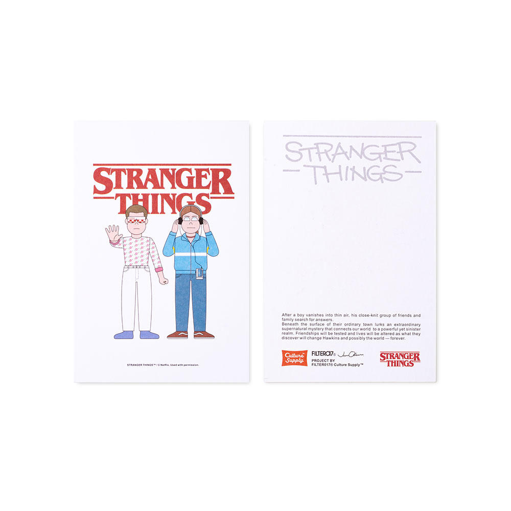 ポストカード12枚セット　Stranger Things（ストレンジャー・シングス）×Jun Oson×FILTER017® Culture Supply™