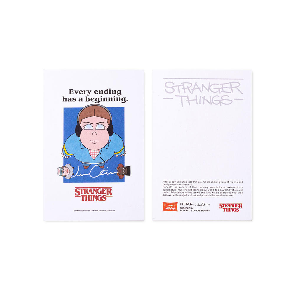 ポストカード12枚セット　Stranger Things（ストレンジャー・シングス）×Jun Oson×FILTER017® Culture Supply™