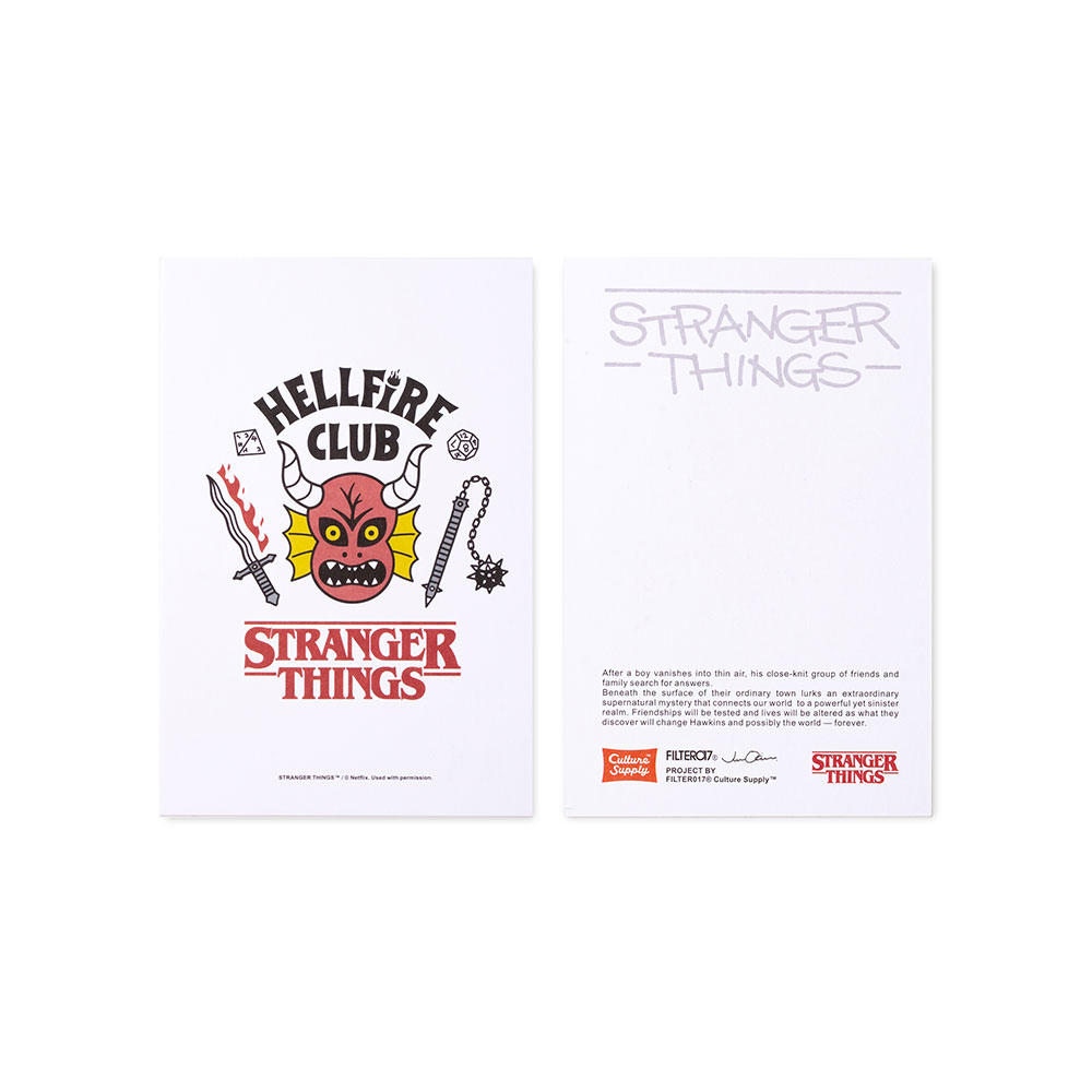 ポストカード12枚セット　Stranger Things（ストレンジャー・シングス）×Jun Oson×FILTER017® Culture Supply™