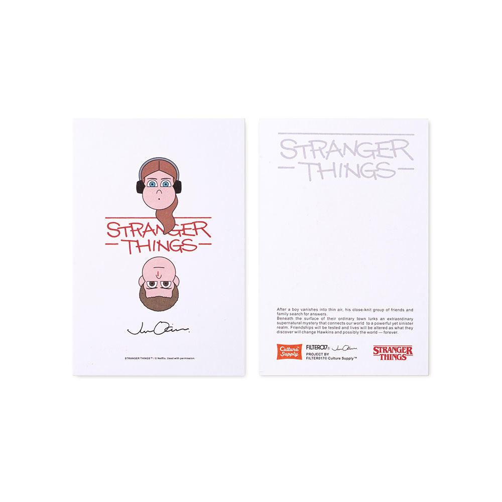 ポストカード12枚セット　Stranger Things（ストレンジャー・シングス）×Jun Oson×FILTER017® Culture Supply™
