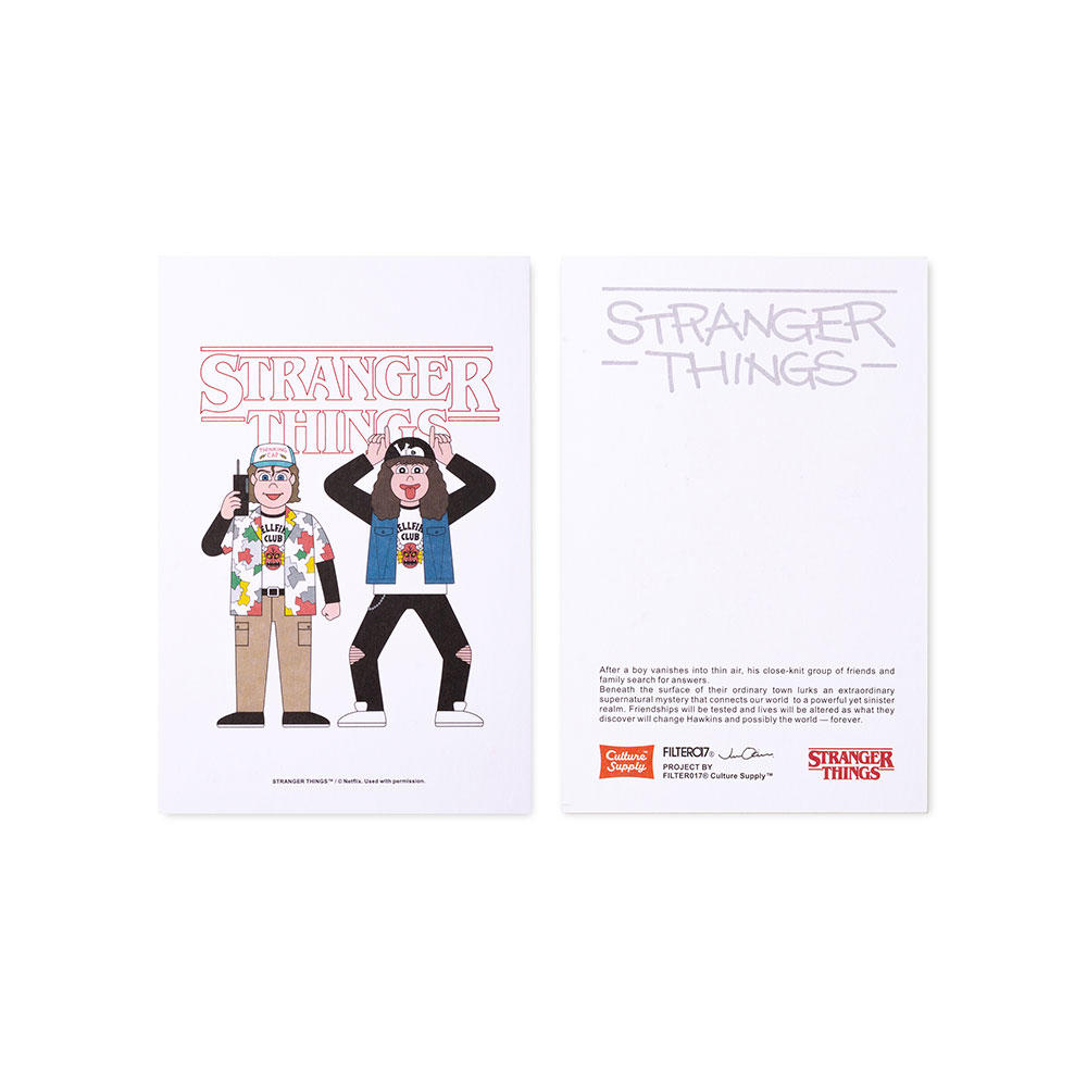 ポストカード12枚セット　Stranger Things（ストレンジャー・シングス）×Jun Oson×FILTER017® Culture Supply™