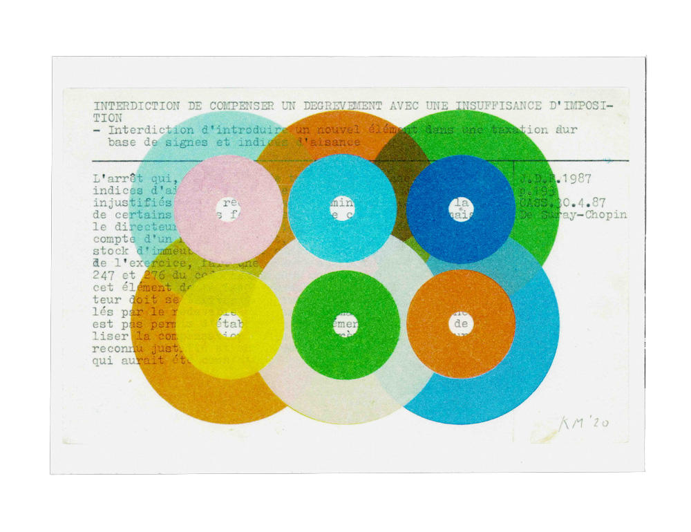 Karel Martens 12 Postcards Set／カレル・マルテンス ポスト