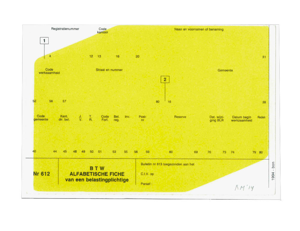 Karel Martens 12 Postcards Set／カレル・マルテンス ポストカードセット