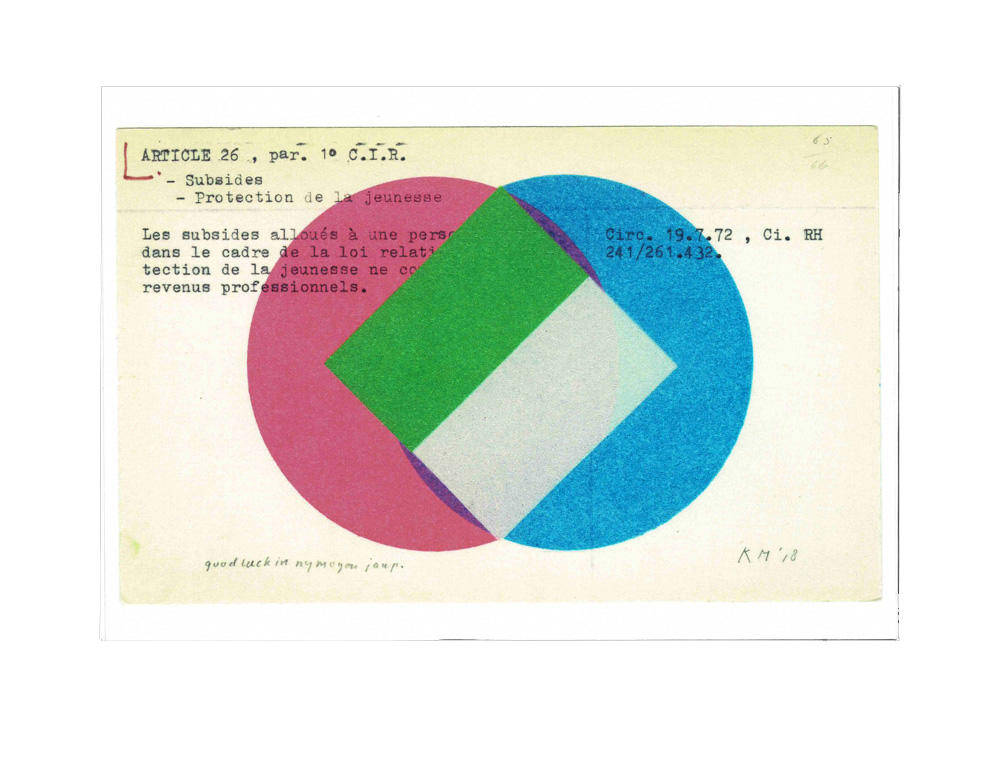 Karel Martens 12 Postcards Set／カレル・マルテンス ポストカードセット