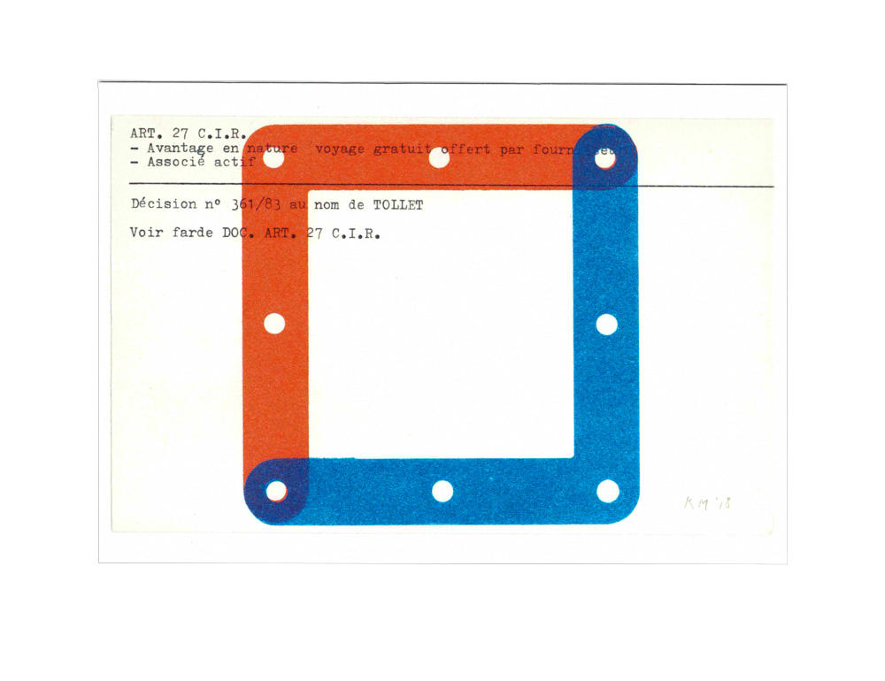 Karel Martens 12 Postcards Set／カレル・マルテンス ポストカードセット