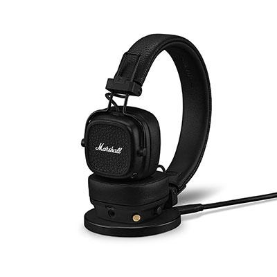 ヘッドホン Marshall Major V Black (new) MARSHALL ワイヤレスヘッドホン リモコン・マイク対応 MAJOR-IV