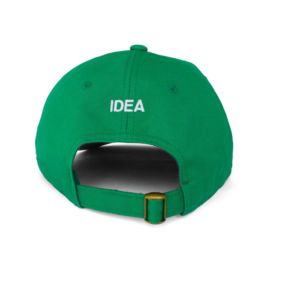 【IDEA】COURTSIDE HAT (GREEN + WHITE EMBROIDERY)　キャップ