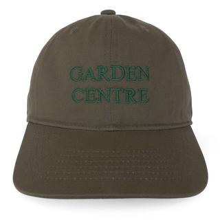 【IDEA】GARDEN CENTRE HAT (KHAKI + DARK GREEN EMBROIDERY) キャップ