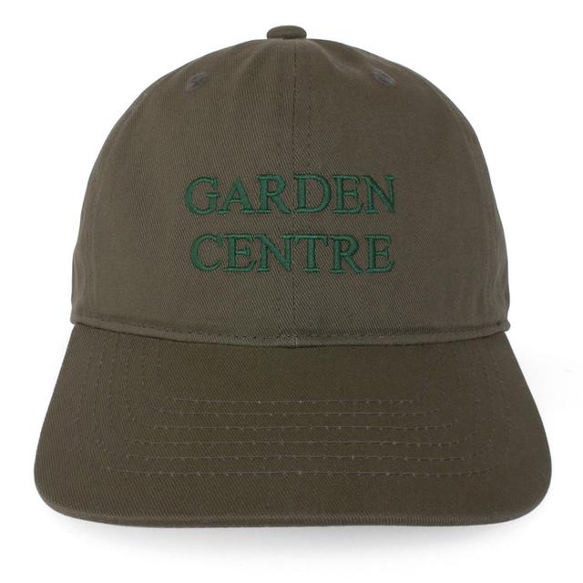 【IDEA】GARDEN CENTRE HAT (KHAKI + DARK GREEN EMBROIDERY) キャップ