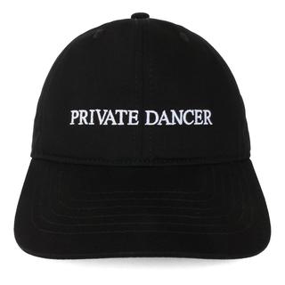 【IDEA】PRIVATE DANCER HAT (BLACK + WHITE EMBROIDERY) キャップ