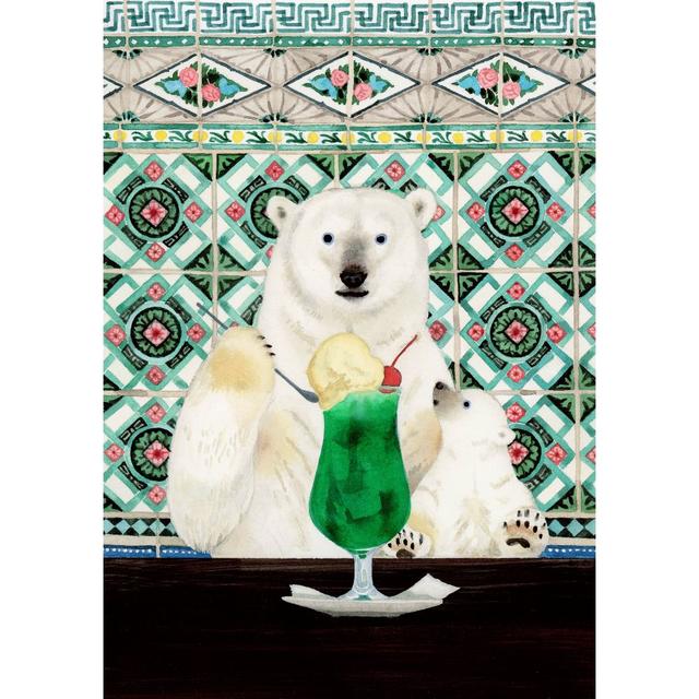 【小林マキ：原画作品】「クリームソーダ」Melon Cream Soda　※2026年1月上旬～中旬頃発送予定