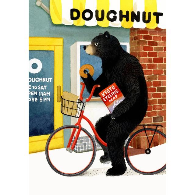 【小林マキ：ジクレープリント作品（額装なし）】「ドーナッツ」Doughnut 　※2026年1月上旬～中旬頃発送予定