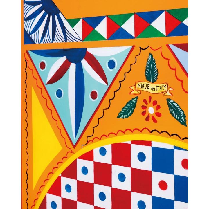 【受注発注品】SMEG(スメッグ)冷蔵庫 FAB28 DOLCE&GABBANA Refrigerator 「Carretto」