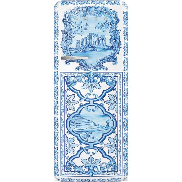 【受注発注品】SMEG(スメッグ)冷蔵庫 FAB28 DOLCE&GABBANA Refrigerator 「Maiolica」