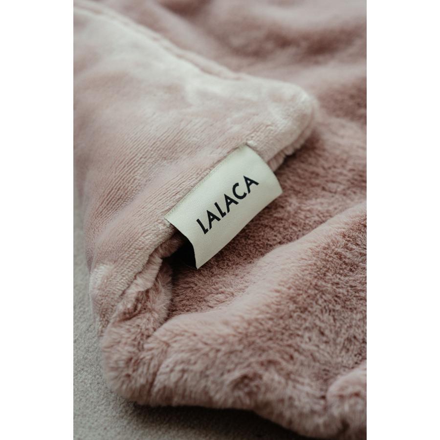LALACA(ララカ）heated blanket lounge pale rose pink