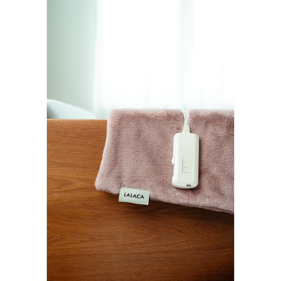 LALACA(ララカ）heated blanket lounge pale rose pink