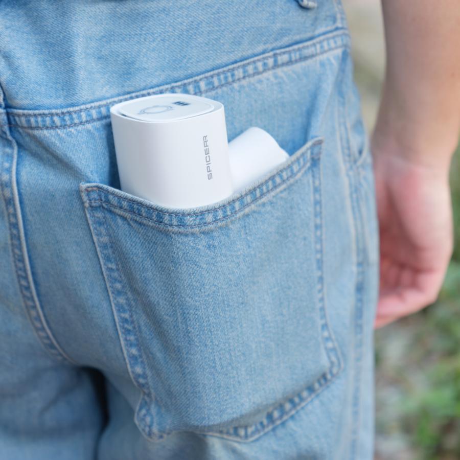 SPICERR（スパイサー）ポケッタブル高圧洗浄機 ホワイト -の商品