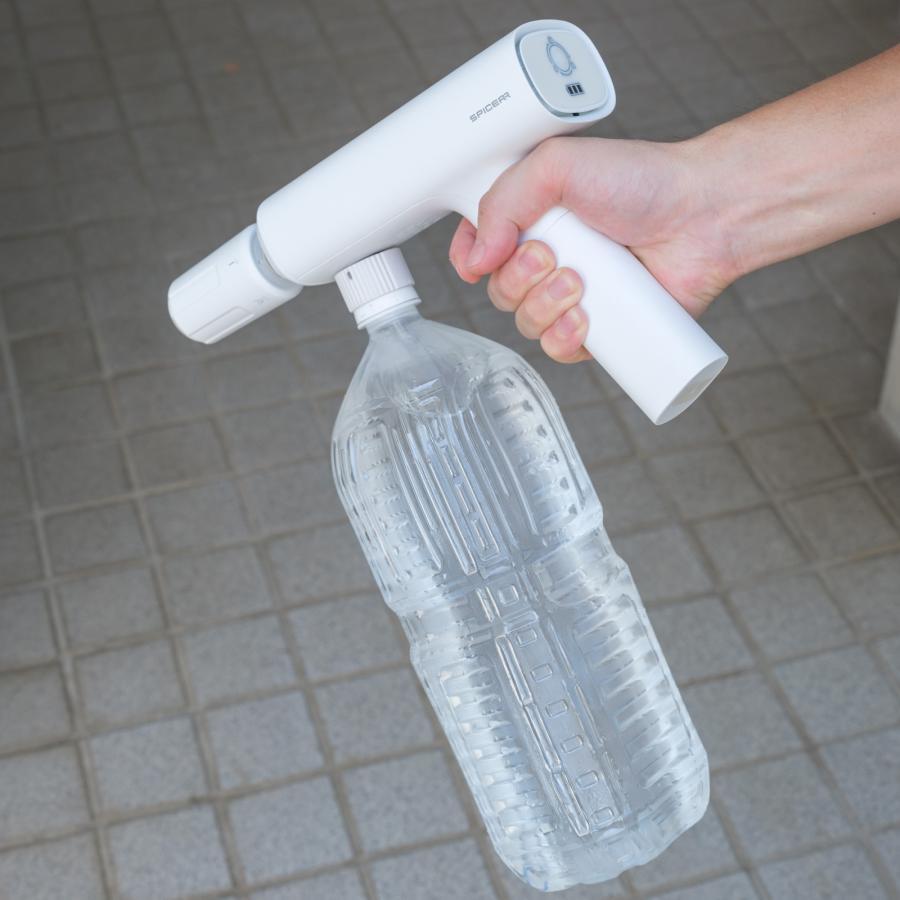 SPICERR（スパイサー）ポケッタブル高圧洗浄機 ホワイト -の商品