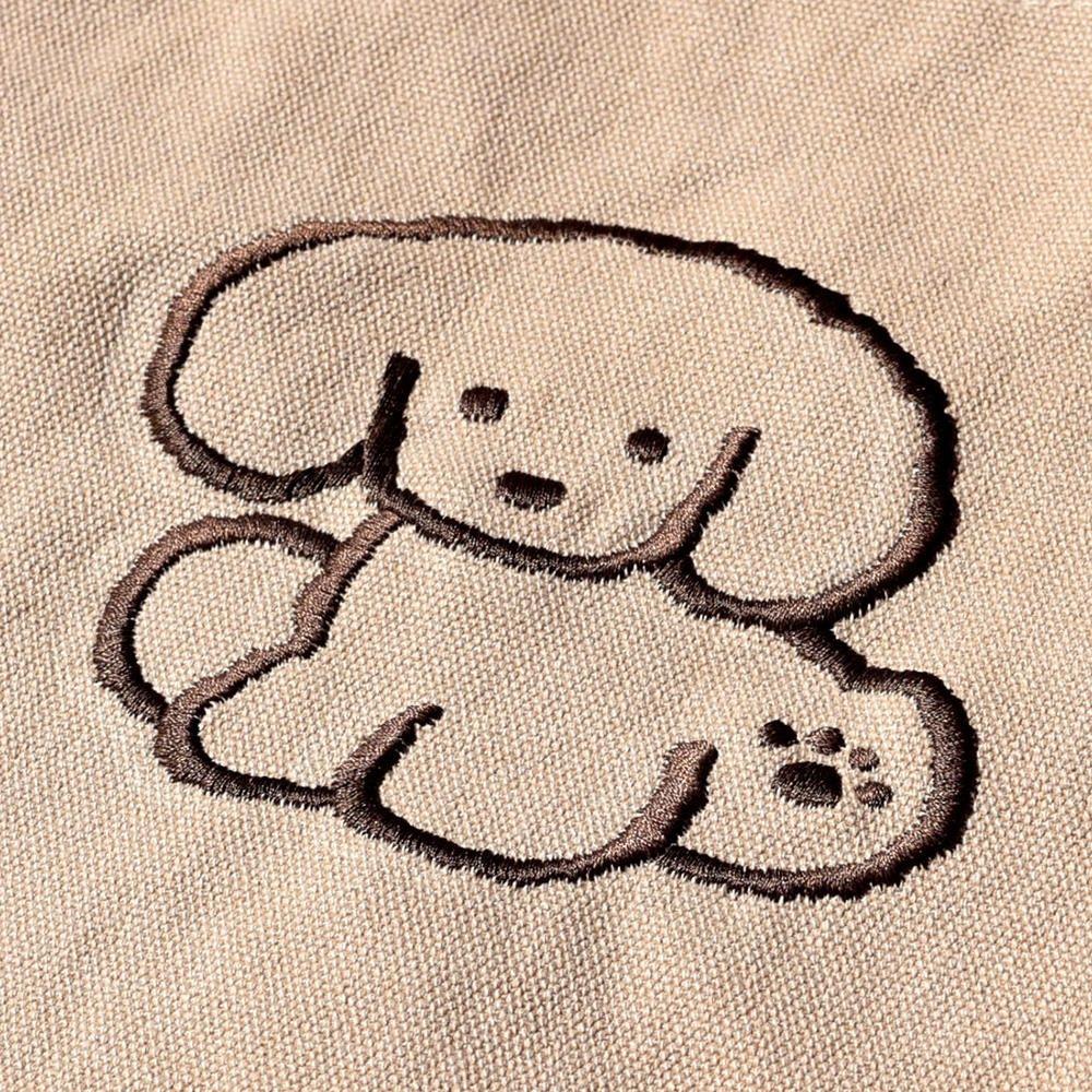 NORIページ）グラデーションロゴ刺繍トート（ラテ） NORIページ