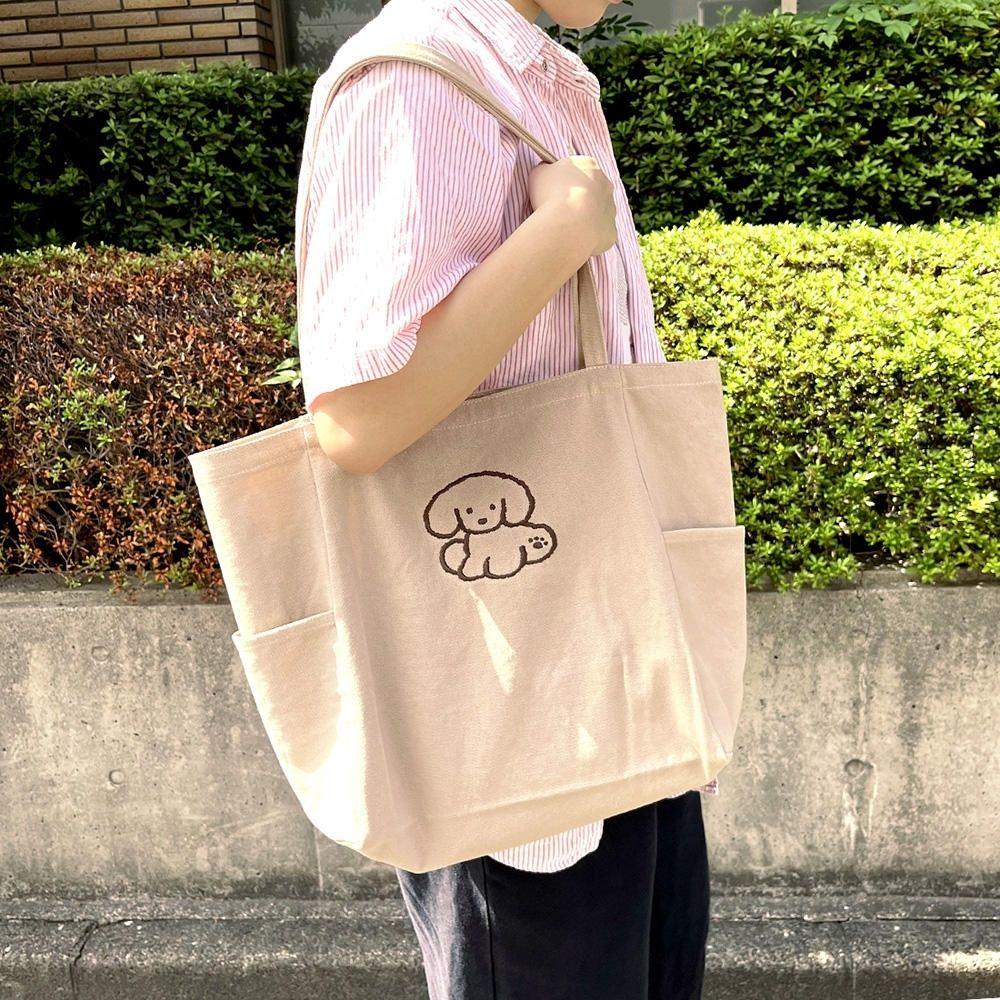 （NORIページ）グラデーションロゴ刺繍トート（ラテ） NORIページ）グラデーションロゴ刺繍トート（ラテ） 2025秋冬