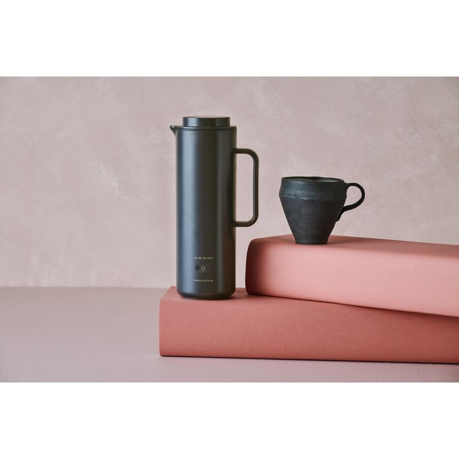 レコルト スマートケトル スリム グレー