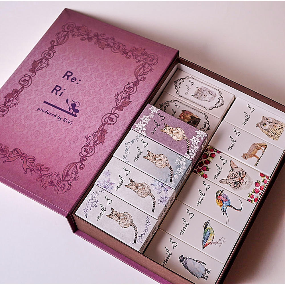 【予約】ネイルエス×Re:Ri コラボ　ポップコーンキャロル（2種セット）