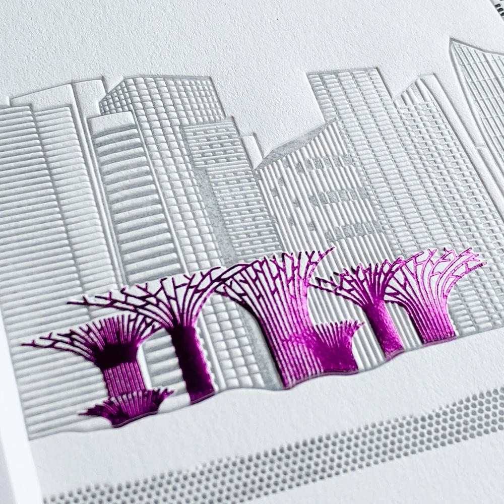 【Ciaolink】額装付きプリント作品 Singapore　Marina