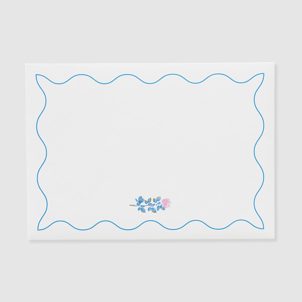 【予約】ブルー　オリジナルレターセット　RURU MARY’S×蔦屋書店　※12月中旬～下旬頃発送予定