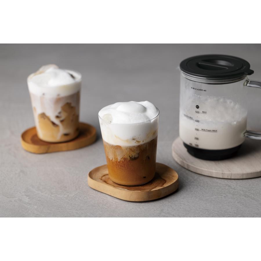 レコルト ホットチョコ ＆ ミルクフォーマー ナチュラルブラック