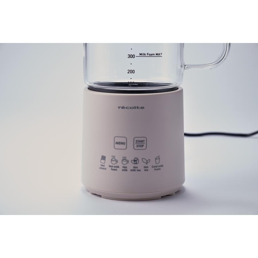 レコルト ホットチョコ ＆ ミルクフォーマー ナチュラルブラック