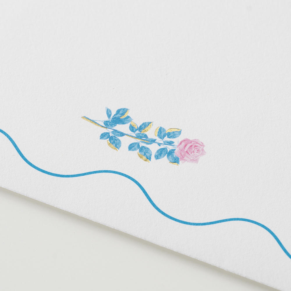 (予約) ブルー　オリジナルレターセット　RURU MARY'S×蔦屋書店 