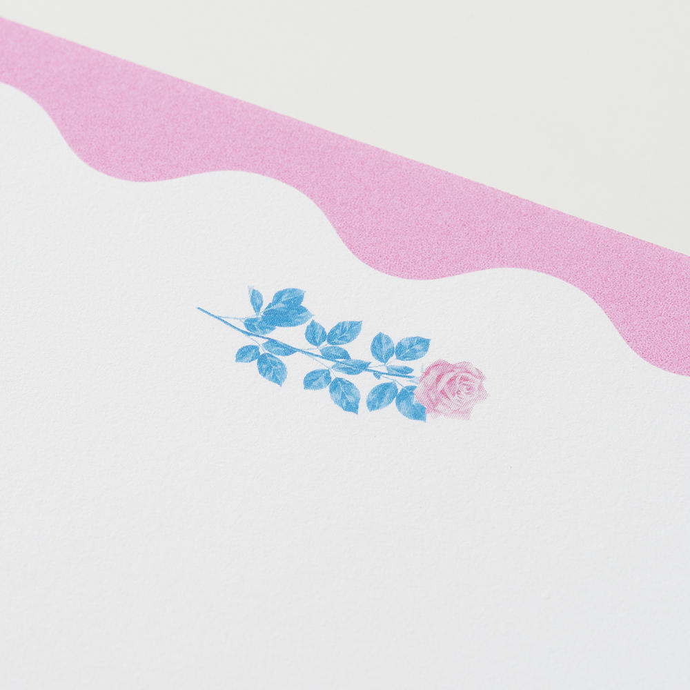 (予約) ピンク　オリジナルレターセット　RURU MARY'S×蔦屋書店 