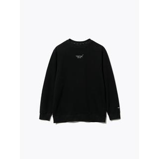 TENTIAL（テンシャル）BAKUNE(バクネ) Men's スウェット 長袖クルーネックシャツ ブラック(サイズお選びください)