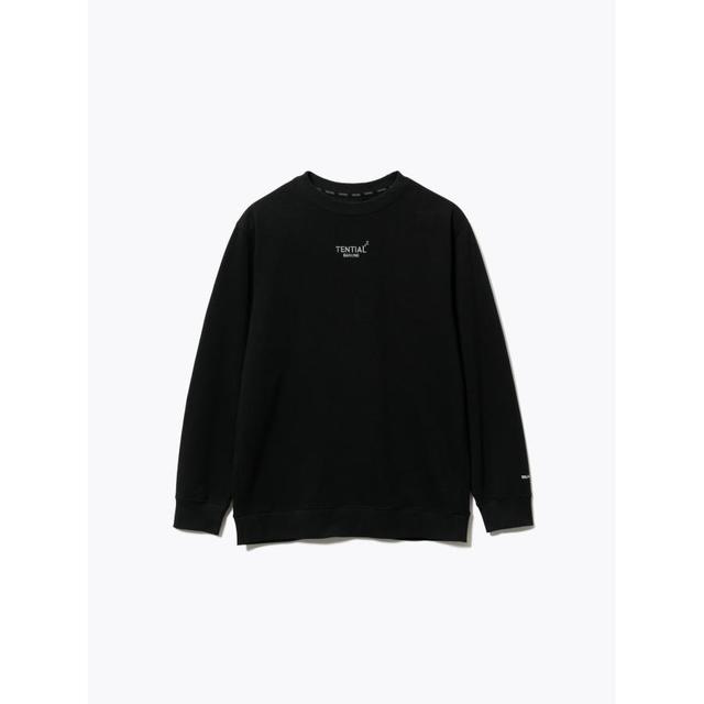 TENTIAL（テンシャル）BAKUNE(バクネ) Men's スウェット 長袖クルーネックシャツ ブラック(サイズお選びください)