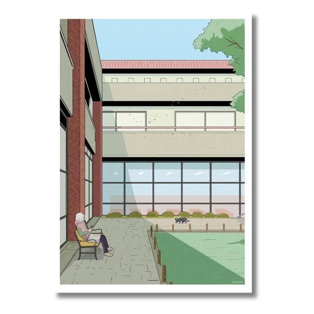 【受注生産】アニメ「グノーシア」額装プリント作品 サヌキナオヤ コラボイラスト レムナン　※2026年1月中旬～下旬頃発送予定