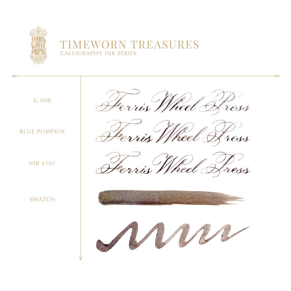 【28ml】Ferris Wheel Press　Fanciful Events Collection（顔料インク） TIMEWORN TREASURES　フェリス インク