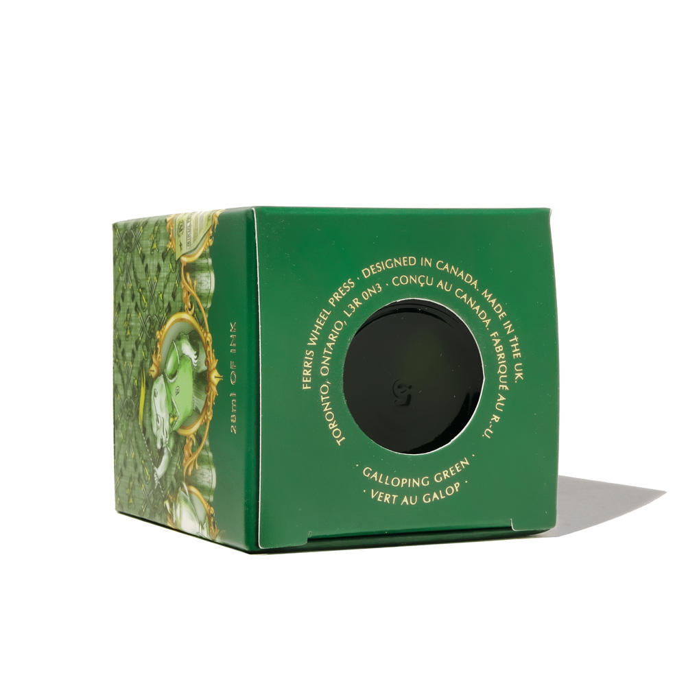 【28ml】Ferris Wheel Press　Fanciful Events Collection（顔料インク） GALLOPPING GREEN　フェリス インク