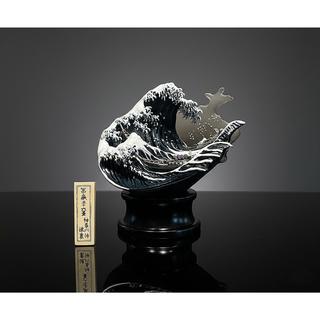 北斎(HOKUSAI)立像譚 ～神奈川沖浪裏～ 墨絵調特別版