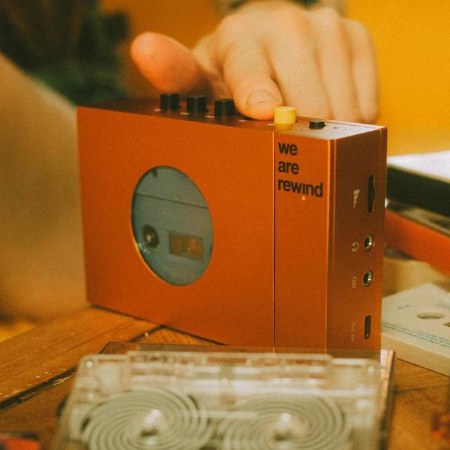 カセットプレイヤー WE-001 オレンジ 