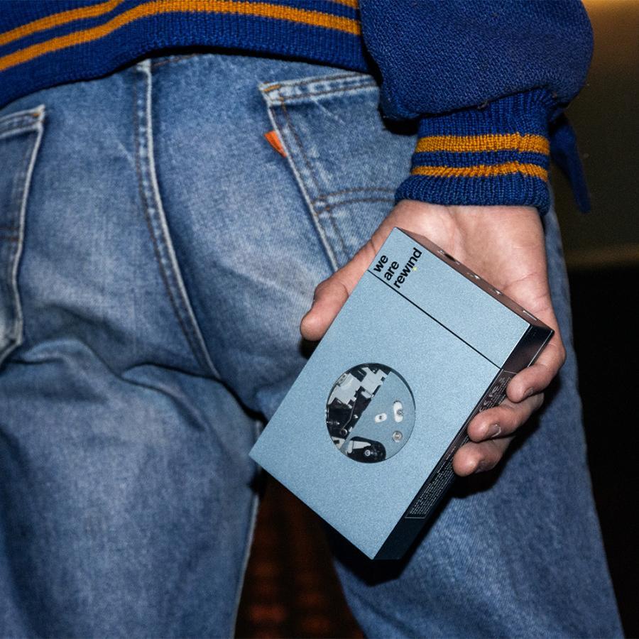 カセットプレイヤー WE-001ブルー 