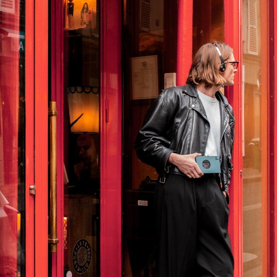 カセットプレイヤー WE-001ブルー 