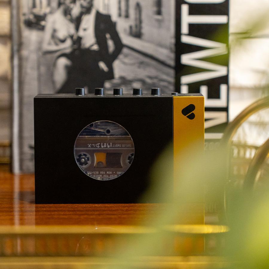 カセットプレイヤー WE-001ブラック＆イエロー 