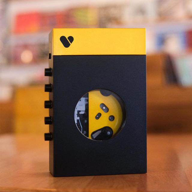 カセットプレイヤー WE-001ブラック＆イエロー 