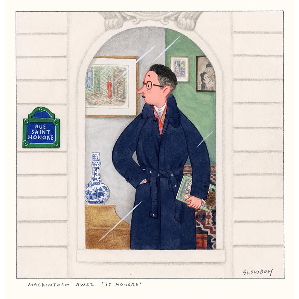 【直筆サイン入り 複製原画】MACIKINTOSH AW22「St．HONORE」Mr.Slowboy