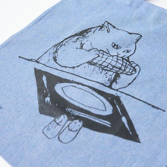 【黒山 Kathy Lam】Eat Corn Cat Recycled Cotton Bag