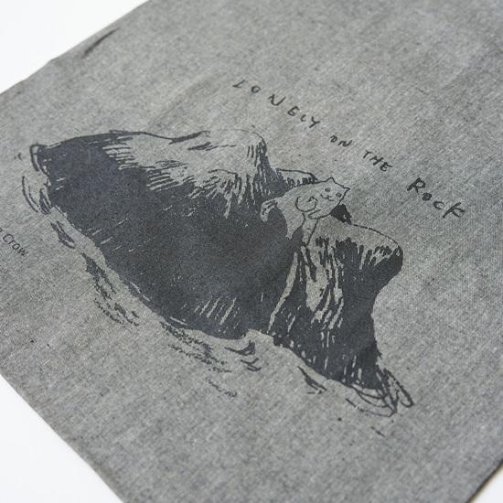 【黒山 Kathy Lam】Lonely on the Rock Recycled Cotton Bag
