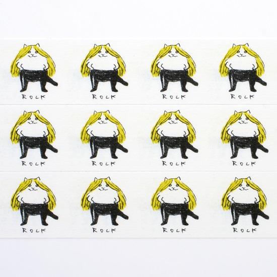 【黒山 Kathy Lam】Rock Cat Masking Tape