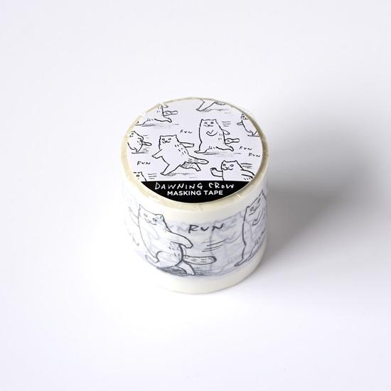 【黒山 Kathy Lam】Running Cat Masking Tape