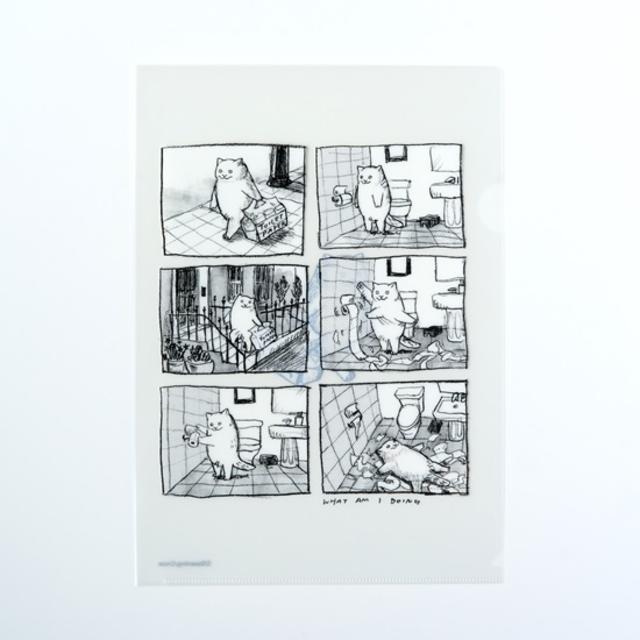 【黒山 Kathy Lam】toilet paper クリアファイル